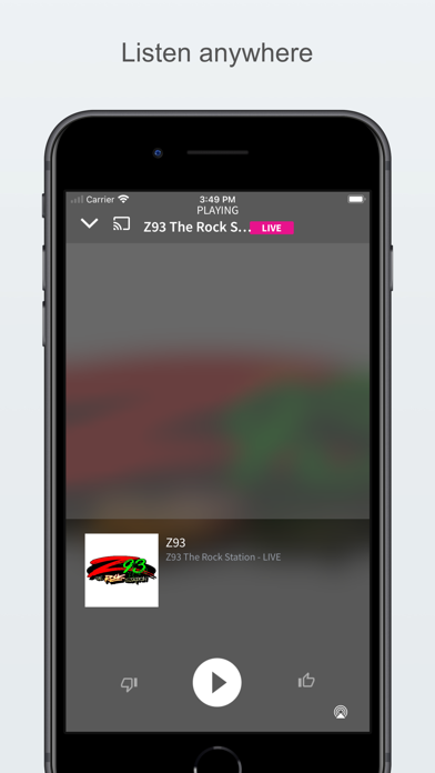 Z93 The Rock Station screenshot 4