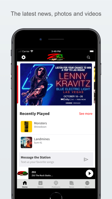 Z93 The Rock Station screenshot 5