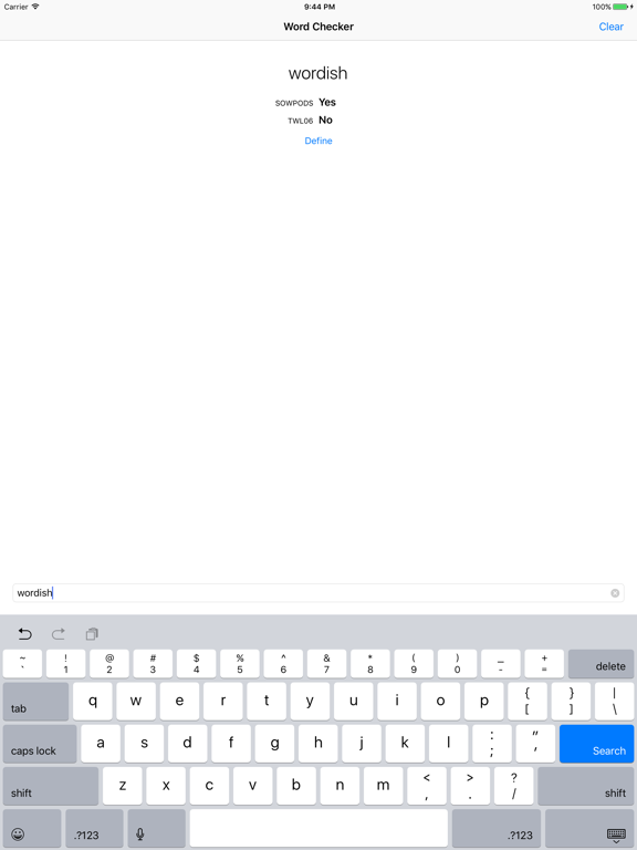 Za: Scrabble Word Lookup screenshot 1