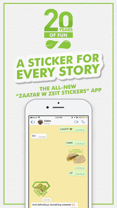 Zaatar w Zeit Stickers screenshot 3