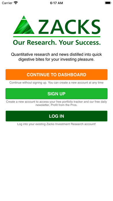 Zacks Mobile App screenshot 5