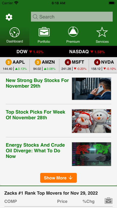 Zacks Mobile App screenshot 4