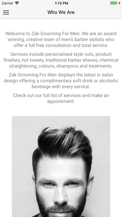 Zak Grooming For Men screenshot 4