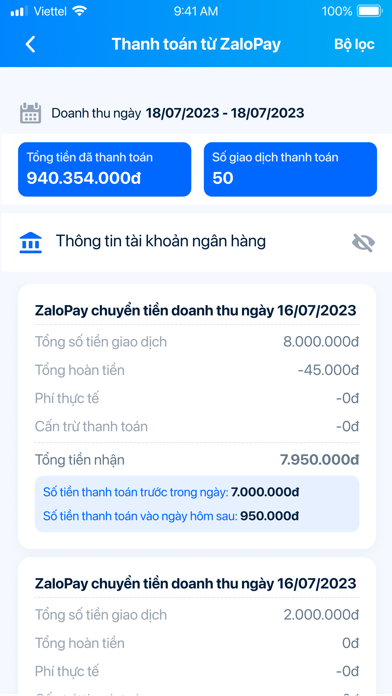 ZaloPay Merchant screenshot 1