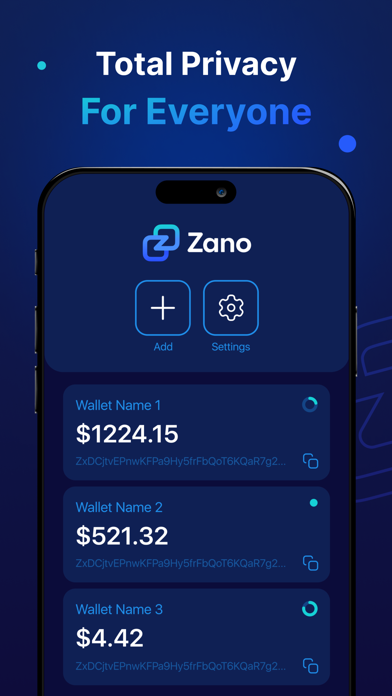 Zano Wallet screenshot 5