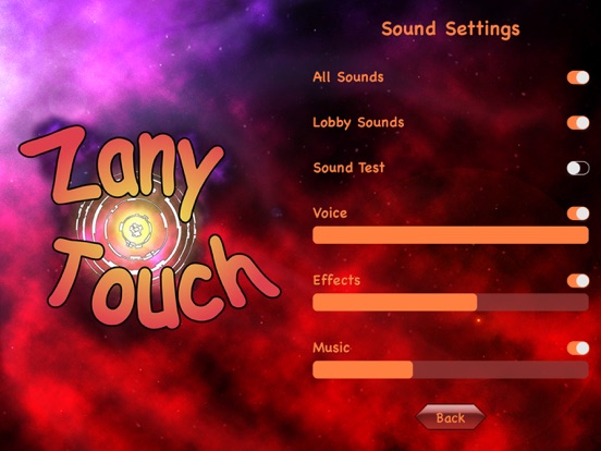 Zany Touch screenshot 2