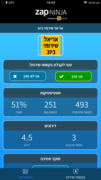 zap ninja | זאפ נינג'ה screenshot 1