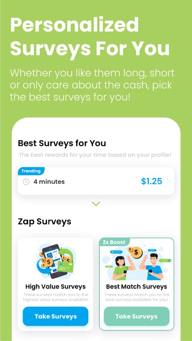 Zap Surveys - Earn Easy Money screenshot 3
