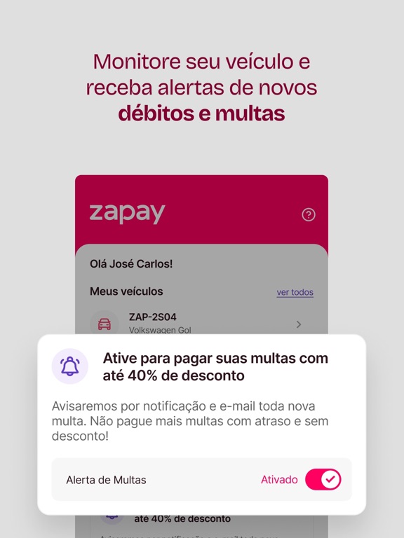 Zapay IPVA 2026, licenciamento screenshot 4