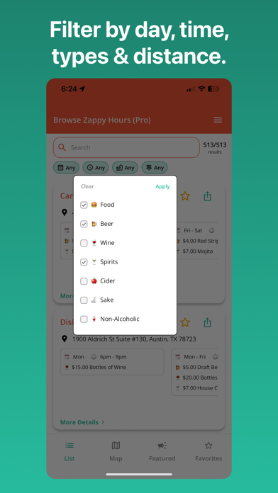 Zappy: Happy Hour Finder screenshot 2