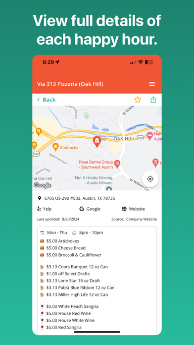 Zappy: Happy Hour Finder screenshot 3