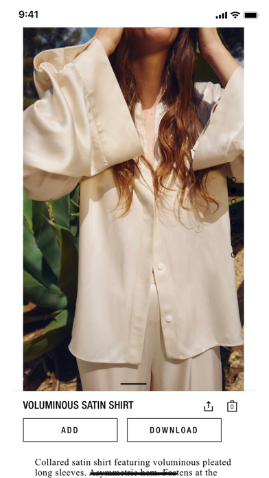 Zara SHWRM screenshot 2