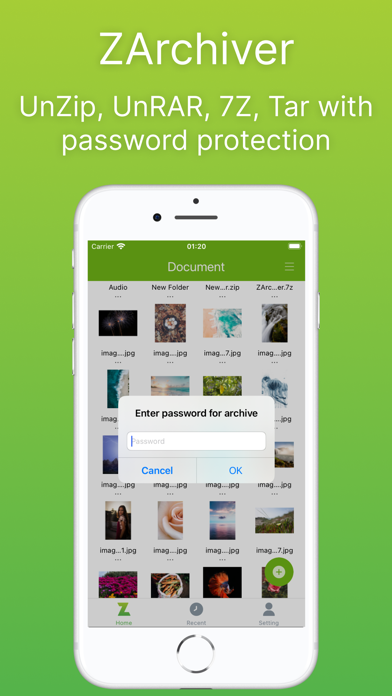 ZArchiver: UnZip, UnRar, 7Z screenshot 1