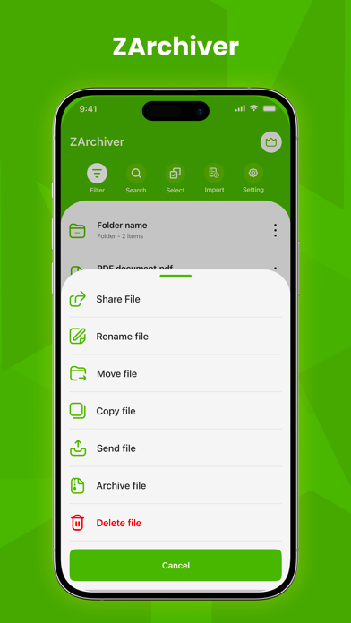 ZArchiver screenshot 1
