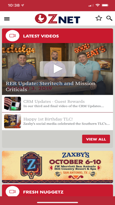 Zaxby's Znet screenshot 3
