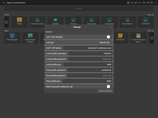 ZBOS Control screenshot 2