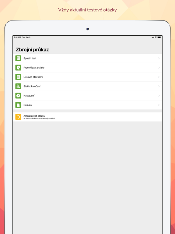 Zbrojní oprávnění 2026 screenshot 2
