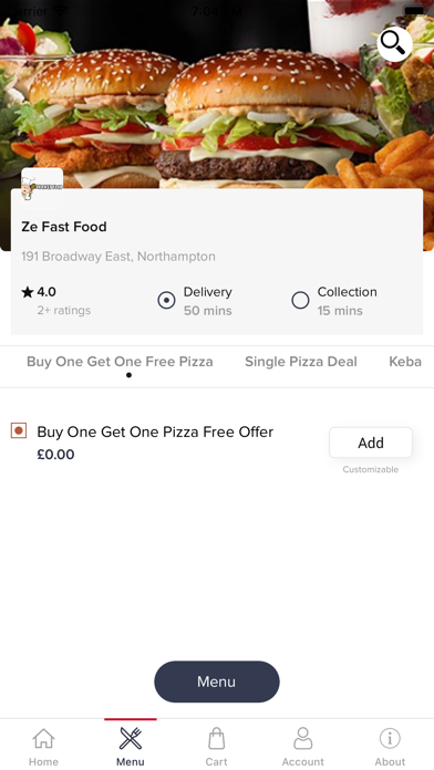 Ze Fast Food-Order Food Online screenshot 2