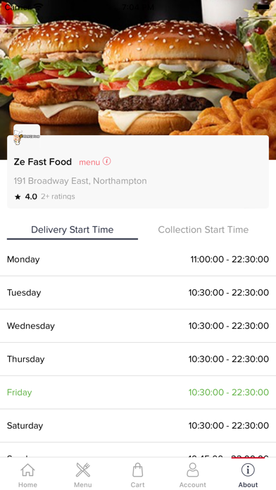 Ze Fast Food-Order Food Online screenshot 1