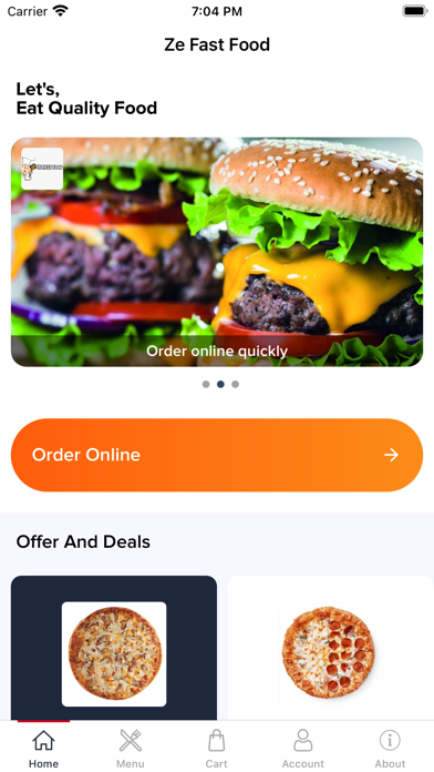 Ze Fast Food-Order Food Online screenshot 3