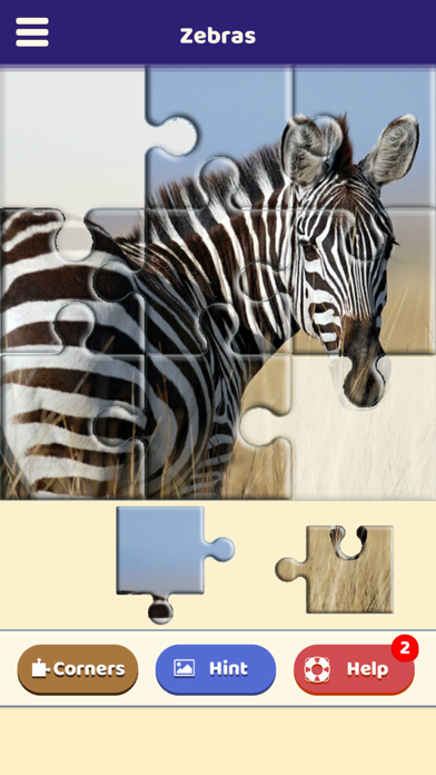 Zebra Love Puzzle screenshot 5