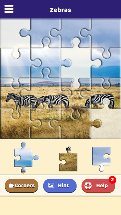 Zebra Love Puzzle screenshot 4