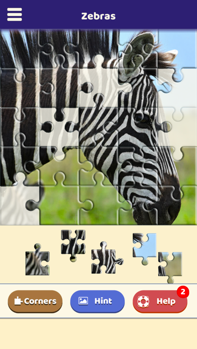Zebra Love Puzzle screenshot 3
