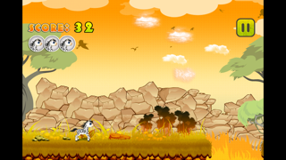 Zebra Runner - My Cute Little Zebra Running Game screenshot 1