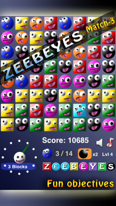 ZeebEyes Match-3 screenshot 3