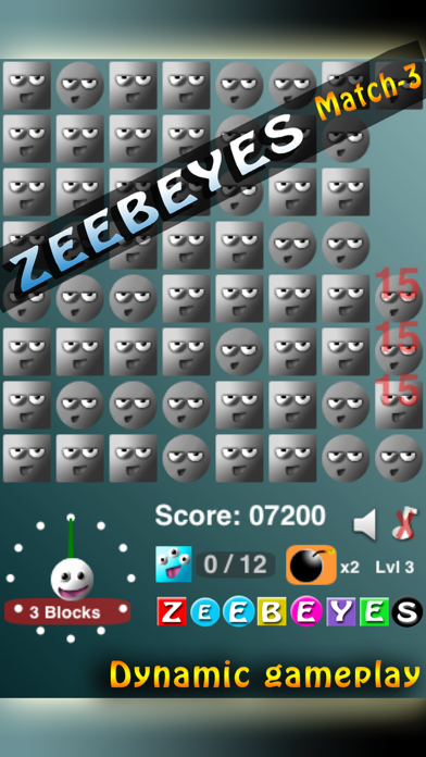 ZeebEyes Match-3 screenshot 2