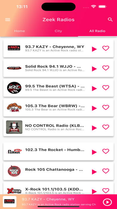 Zeek Radios screenshot 3