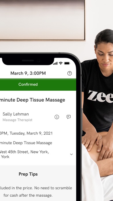 Zeel In-Home Massage Therapist screenshot 1