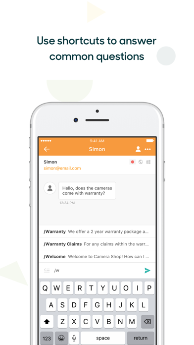 Zendesk Chat screenshot 2