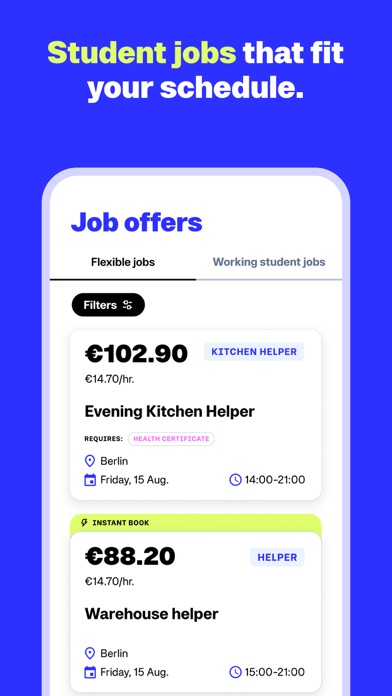 Zenjob - Flexible Nebenjobs screenshot 5