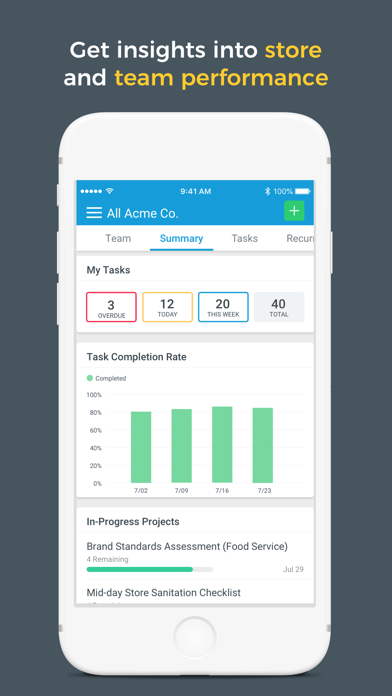 Zenput screenshot 2