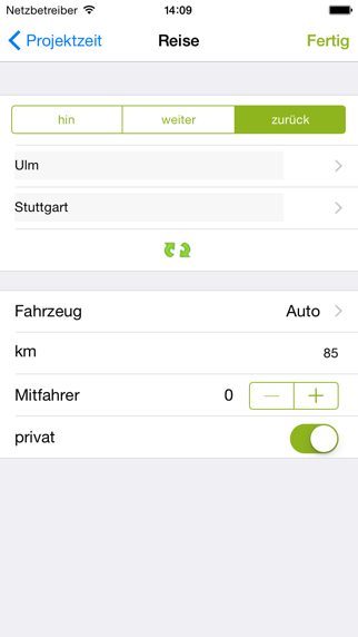 ZEP Timetracking for Projects screenshot 3