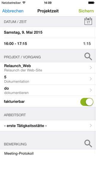 ZEP Timetracking for Projects screenshot 4