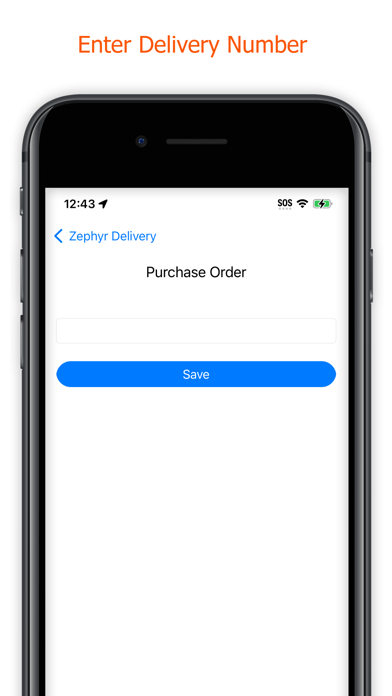 Zephyr Delivery App screenshot 4