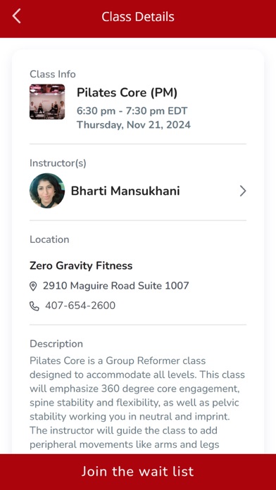 Zero Gravity Fitness screenshot 3
