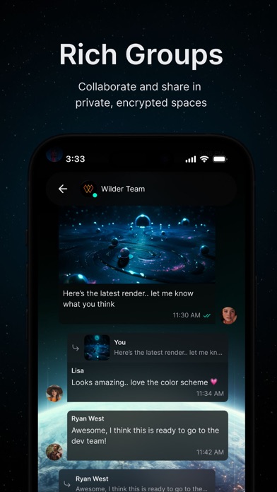 ZERO Messenger screenshot 1