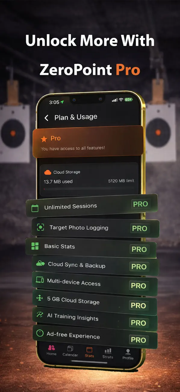 ZeroPoint - Shooting Range Log screenshot 1