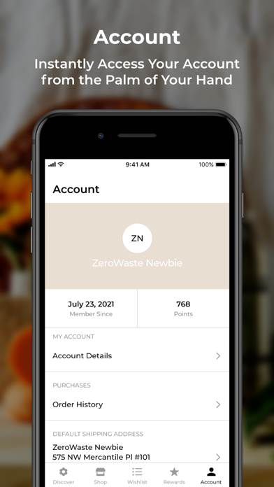 ZeroWasteStore screenshot 1