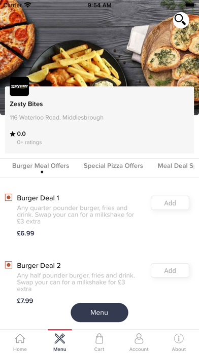 Zesty Bites screenshot 2