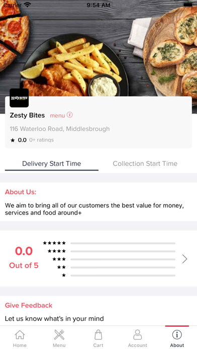 Zesty Bites screenshot 1