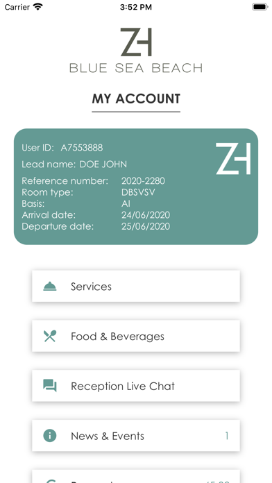 Zeus Hotels screenshot 6