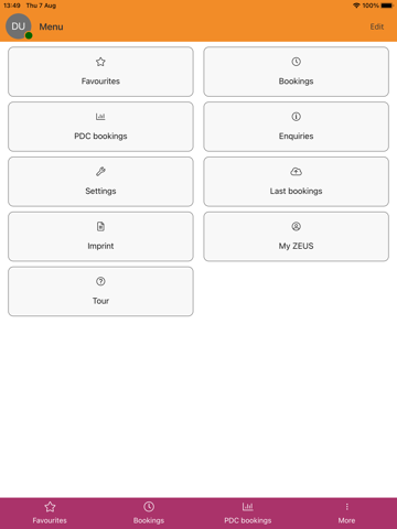 ZEUS mobile screenshot 1