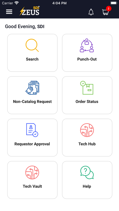 Zeus Ordering screenshot 3