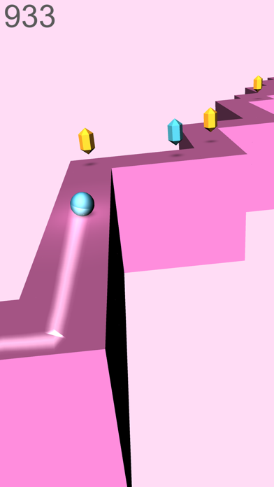 ZiBo - ZigZag Runner 3D screenshot 1