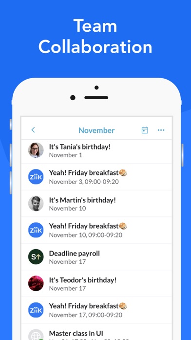 Ziik - The Social Intranet screenshot 1