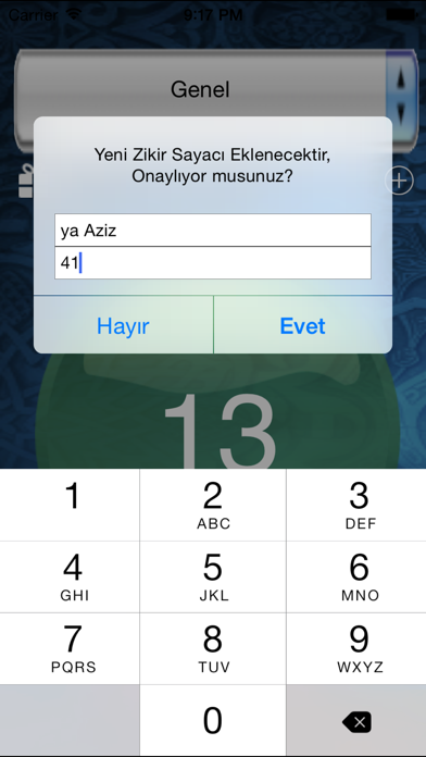 Zikirmatik! screenshot 2